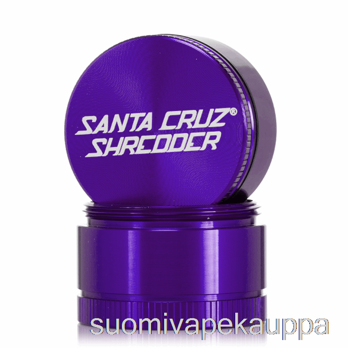 Vape Kauppa Santa Cruz Silppuri 1,6 Tuuman Pieni 3-osainen Mylly Purppura (40mm)
